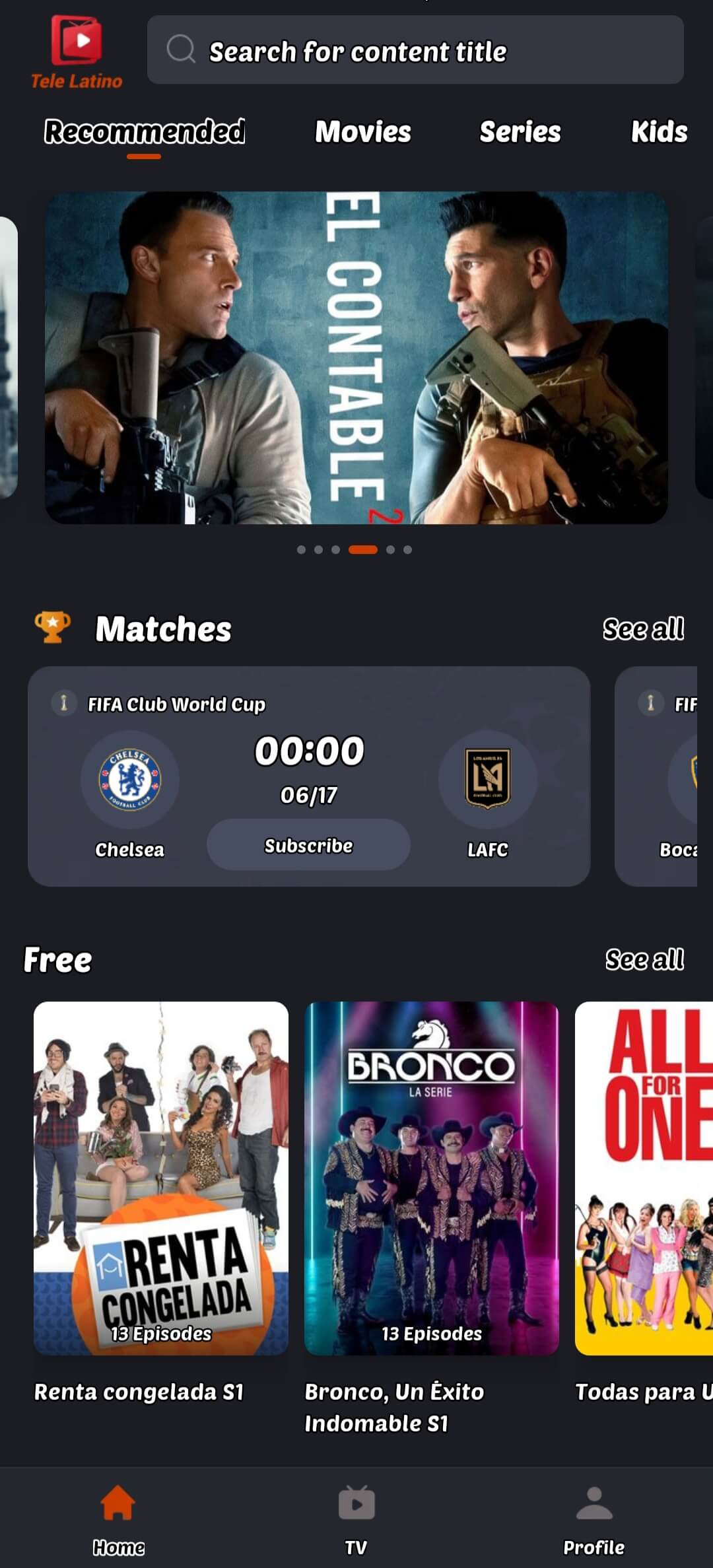 Check Streaming & Features